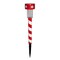 Alpine Alpine LED Cool White Solar Powered Lighted Candy Cane Stake 14 in. Pathway Decor SLZ136BB-48 - alternate 1
